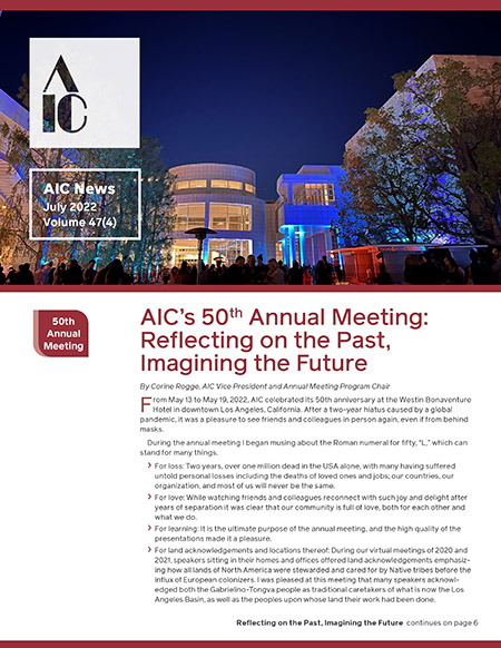 AIC News March 2022 cover